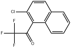 1-(2-Chloronaphthalen-1-yl)-2,2,2-trifluoroethanone Structure