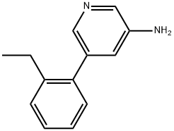 5-(2-Ethylphenyl)-3-pyridinamine 구조식 이미지