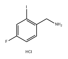 1-(4-fluoro-2-iodophenyl)methanamine hydrochloride Structure