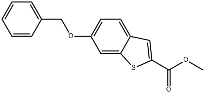 Methyl 6-(phenylmethoxy)benzo[b]thiophene-2-carboxylate Structure