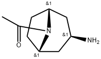 1-[(1R,3S,5S)-rel-3-amino-8-azabicyclo[3.2.1]octan-8-yl]ethan-1-one Structure