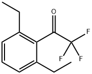 1-(2,6-Diethylphenyl)-2,2,2-trifluoroethanone Structure