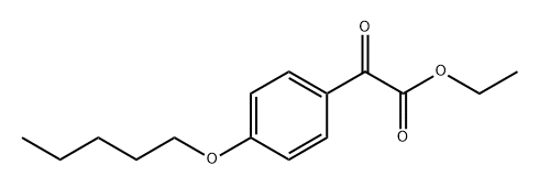 ethyl 2-oxo-2-(4-(pentyloxy)phenyl)acetate 구조식 이미지