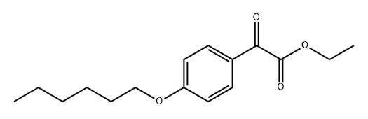 ethyl 2-(4-(hexyloxy)phenyl)-2-oxoacetate Structure