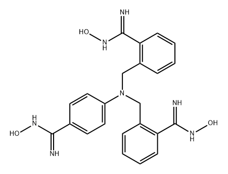 4-[Bis(2-aMidoxiMobenzyl)aMino]benzaMidoxiMe, 97% Structure