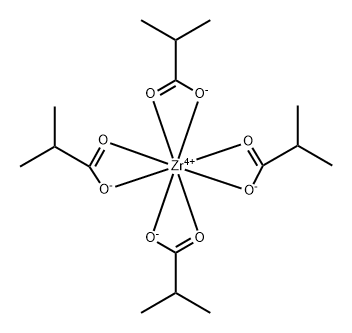 Tetrakis(isobutyrato)zirconium Structure