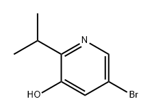 5-Bromo-2-isopropylpyridin-3-ol Structure