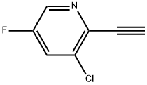 3-Chloro-2-ethynyl-5-fluoropyridine Structure