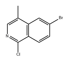 6-Bromo-1-chloro-4-methylisoquinoline Structure