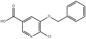 5-(benzyloxy)-6-chloronicotinic acid Structure