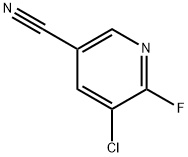 5-chloro-6-fluoropyridine-3-carbonitrile Structure