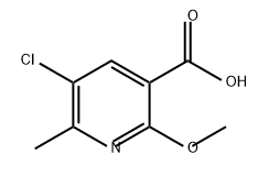 5-chloro-2-methoxy-6-methylpyridine-3-carboxylic acid Structure