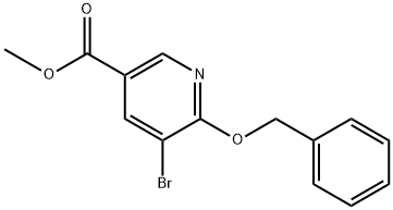 methyl 6-(benzyloxy)-5-bromonicotinate Structure