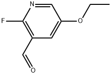 5-Ethoxy-2-fluoro-3-pyridinecarboxaldehyde Structure