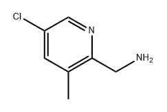 (5-chloro-3-methylpyridin-2-yl)methanamine Structure