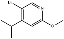 5-Bromo-2-methoxy-4-(1-methylethyl)pyridine Structure