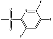 2,3,5-Trifluoro-6-(methylsulfonyl)pyridine Structure