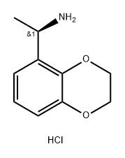 1,4-Benzodioxin-5-methanamine, 2,3-dihydro-α-methyl-, hydrochloride (1:1), (αR)- Structure