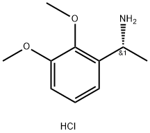 Benzenemethanamine, 2,3-dimethoxy-α-methyl-, hydrochloride (1:1), (αR)- Structure