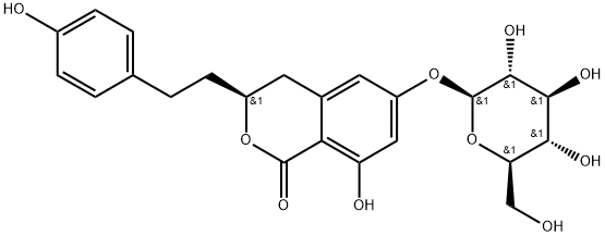 Demethylagrimonolide 6-O-glucoside Structure