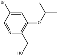 5-Bromo-3-(1-methylethoxy)-2-pyridinemethanol Structure