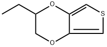 Thieno[3,4-b]-1,4-dioxin, 2-ethyl-2,3-dihydro-, homopolymer Structure