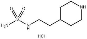 2-(4-Piperidyl)ethyl]sulfamide Hydrochloride 구조식 이미지