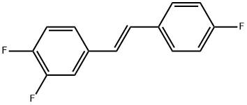 (E)-1-(3,4-difluorophenyl)-2-(4-fluorophenyl)ethene Structure