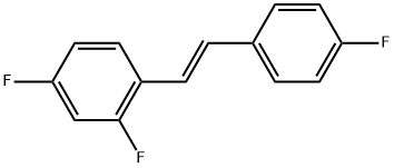 (E)-1-(2,4-difluorophenyl)-2-(4-fluorophenyl)ethene Structure