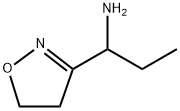 3-Isoxazolemethanamine, α-ethyl-4,5-dihydro- Structure