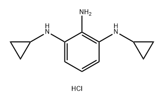 n1,n3-Dicyclopropylbenzene-1,2,3-triamine hydrochloride Structure