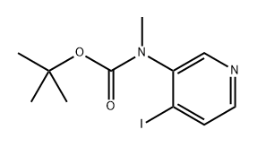 1,1-DimethylethylN-(4-iodo-3-pyridinyl)-N-methylcarbamate Structure
