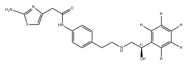 Mirabegron-d5 Structure