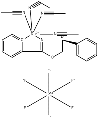 Ru(II)-(S)-Pheox Catalyst Structure