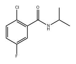 2-chloro-5-fluoro-N-isopropylbenzamide Structure