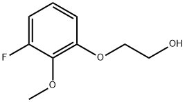 2-(3-Fluoro-2-methoxyphenoxy)ethanol Structure