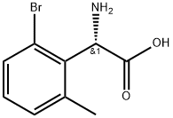 (2S)-2-amino-2-(2-bromo-6-methylphenyl)acetic acid Structure