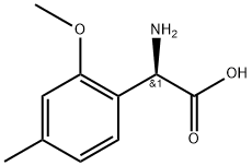 (2R)-2-amino-2-(2-methoxy-4-methylphenyl)acetic acid Structure