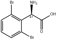 (2R)-2-amino-2-(2,6-dibromophenyl)acetic acid 구조식 이미지