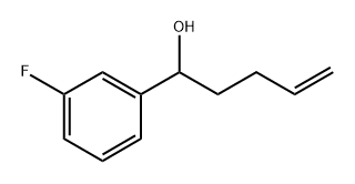 1-(3-Fluorophenyl)pent-4-en-1-ol Structure