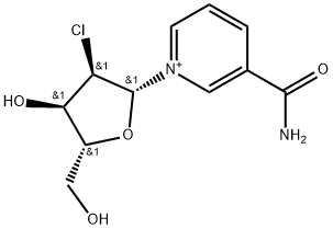 1-(2-deoxy-2-chloro-D-ribofuranosyl)-nicotinamide 구조식 이미지