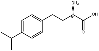 Benzenebutanoic acid, α-amino-4-(1-methylethyl)-, (αS)- Structure