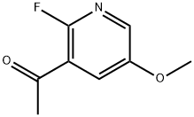 1-(2-Fluoro-5-methoxy-3-pyridinyl)ethanone Structure