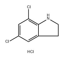 5,7-dichloroindoline hydrochloride Structure