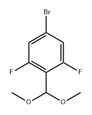 5-Bromo-2-(dimethoxymethyl)-1,3-difluorobenzene Structure