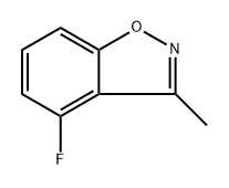 4-fluoro-3-methyl-1,2-benzoxazole Structure