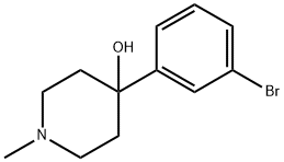 4-(3-bromophenyl)-1-methylpiperidin-4-ol Structure