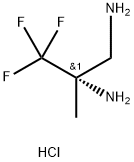 1,2-Propanediamine, 3,3,3-trifluoro-2-methyl-, hydrochloride (1:2), (2S)- Structure