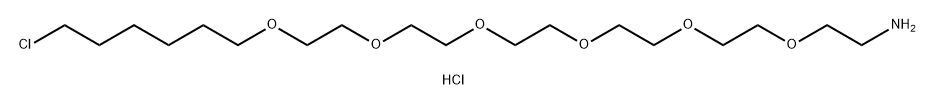 3,6,9,12,15,18-Hexaoxatetracosan-1-amine, 24-chloro-, hydrochloride (1:1) Structure