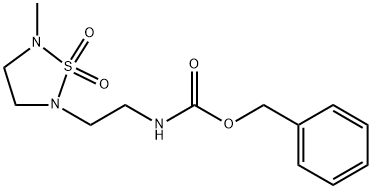 Benzyl (2-(5-methyl-1,1-dioxido-1,2,5-thiadiazolidin-2-yl)ethyl)carbamate Structure